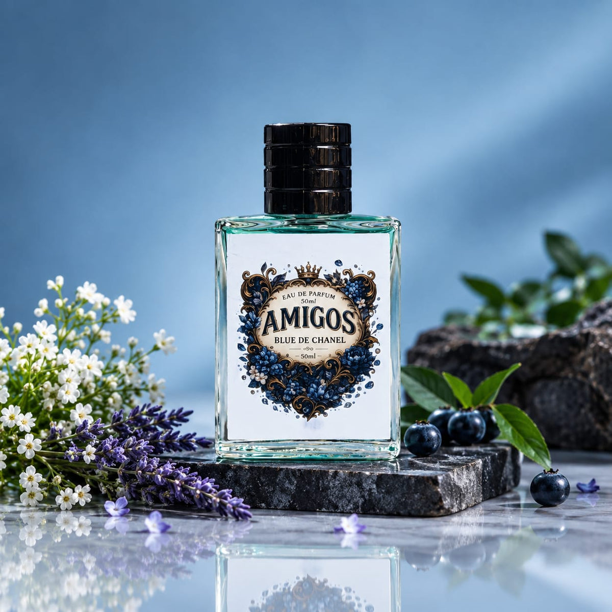 AMIGOS Long-Lasting Blue De Chanel Perfume Spray for Men – 50ml