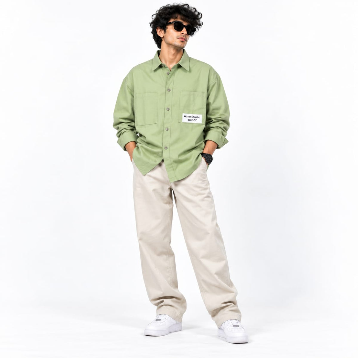 Stockholm 1996 Oversized Graphic Shirt