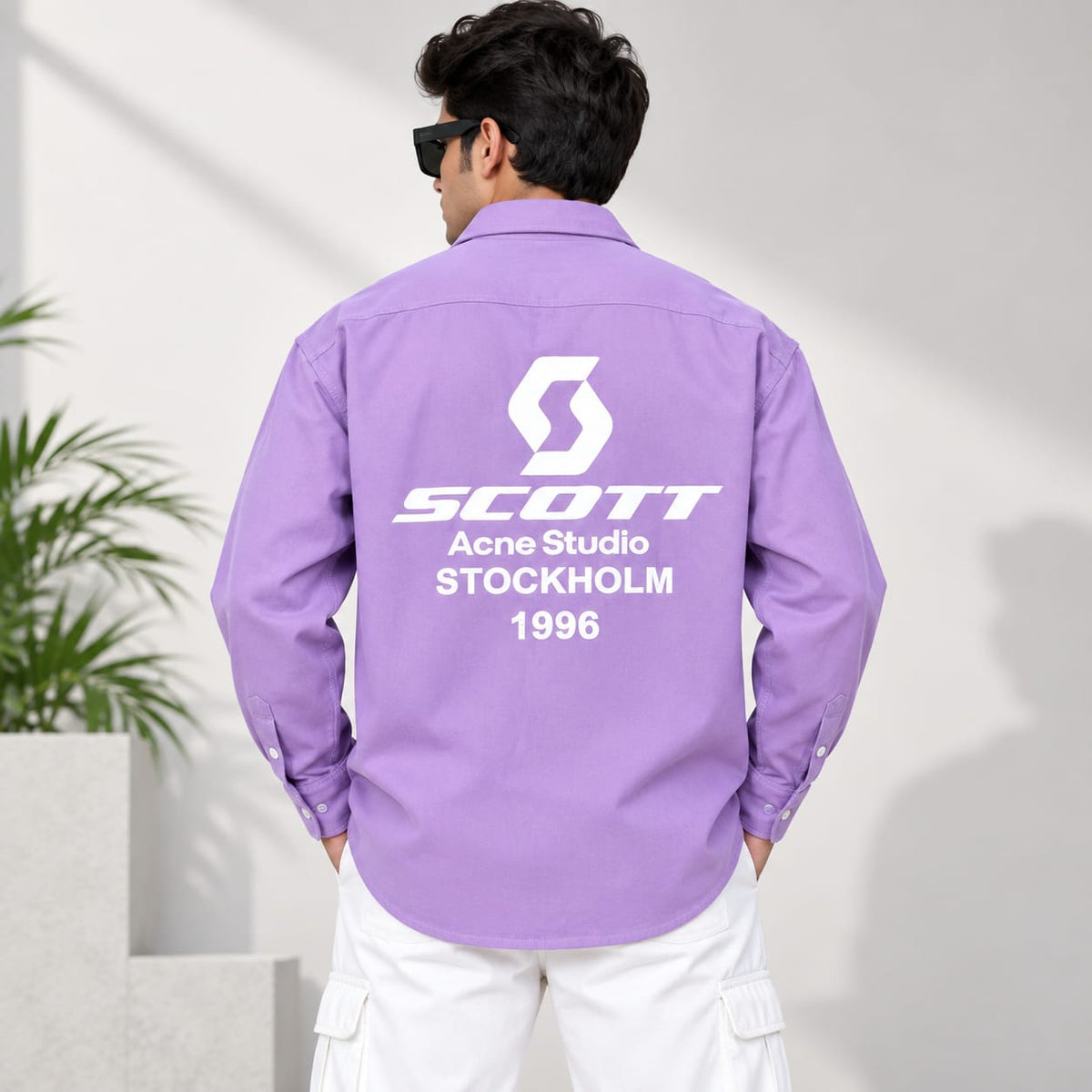 Stockholm 1996 Oversized Graphic Shirt