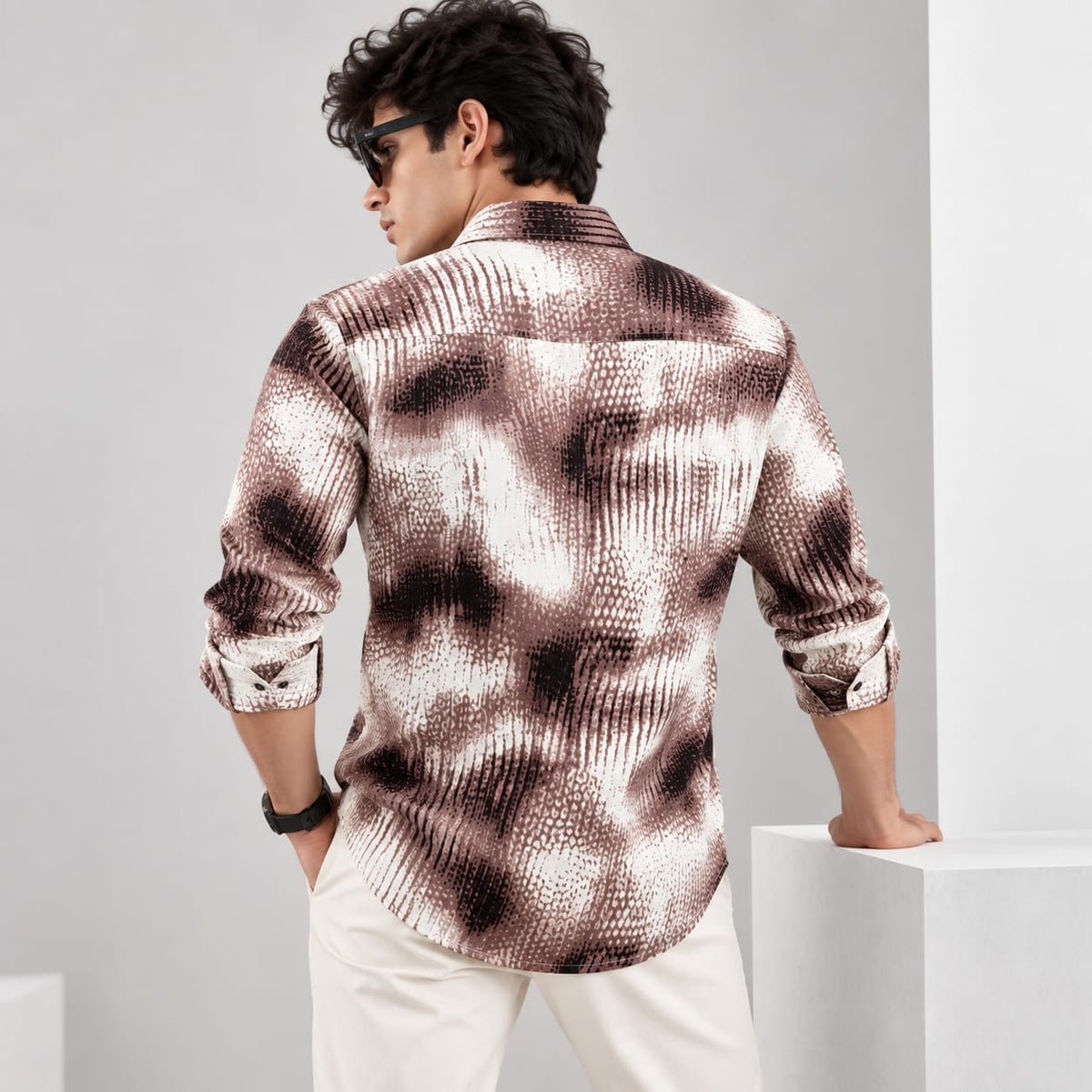 Premium Abstract Print Full Sleeve Shirt