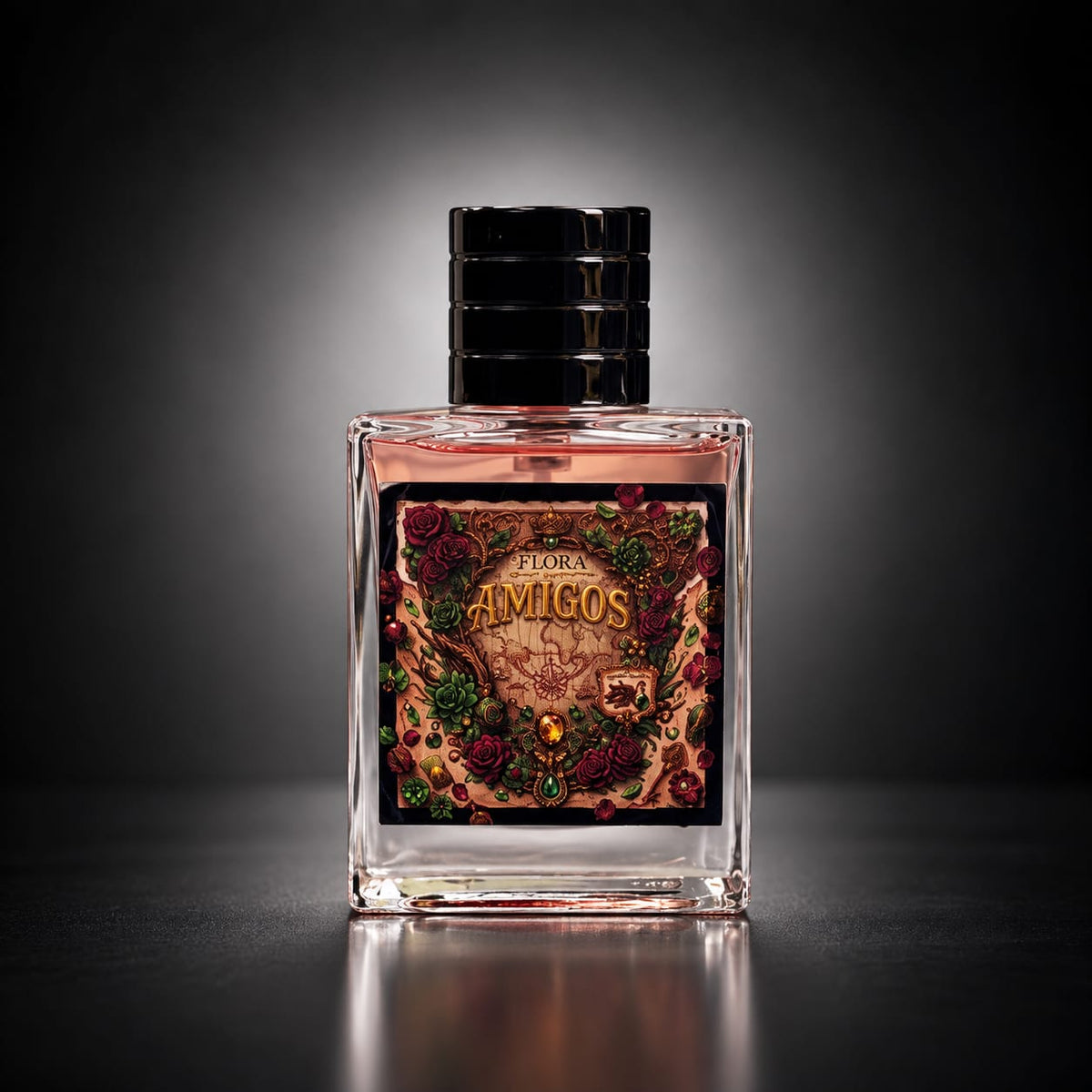 AMIGOS Flora Eau de Parfum for Women – Long-Lasting Rose Floral Perfume Spray – 50ml