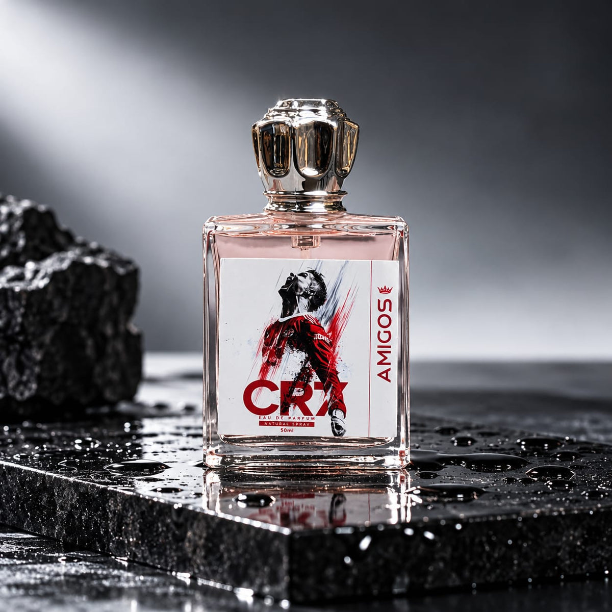 AMIGOS CR7 Eau de Parfum for Men – Long-Lasting Sporty Fresh Perfume Spray – 50ml